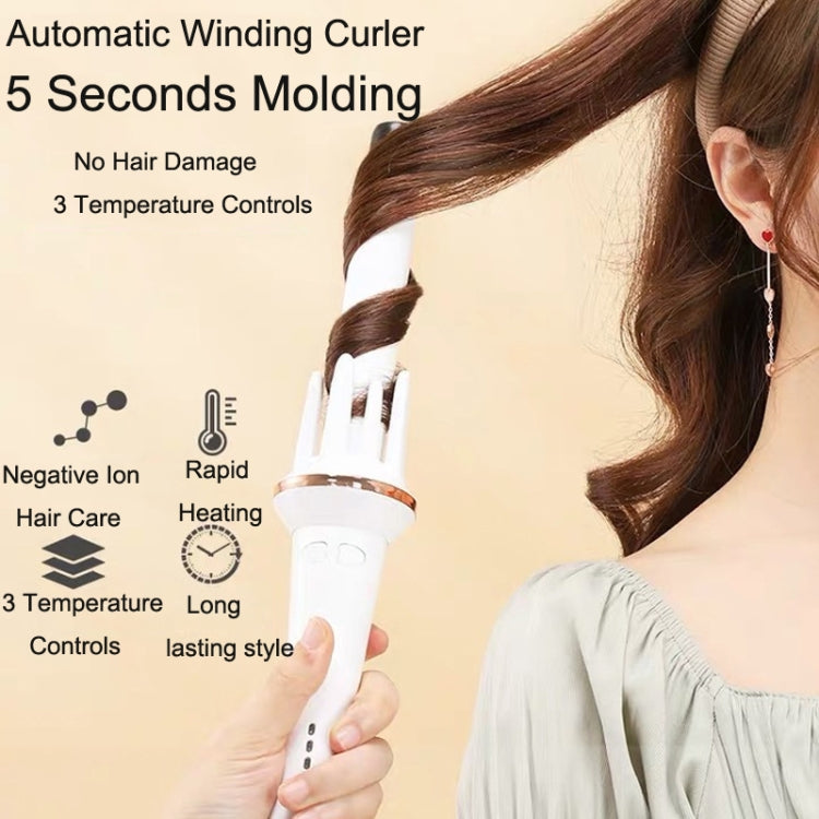 Automatic Curling Iron With Bi-Directional Rotating Ceramic Glaze Coating Hair Care