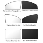 Heat-insulating Opaque Vinyl Coated Magnetic Car Curtains