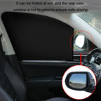 Heat-insulating Opaque Vinyl Coated Magnetic Car Curtains