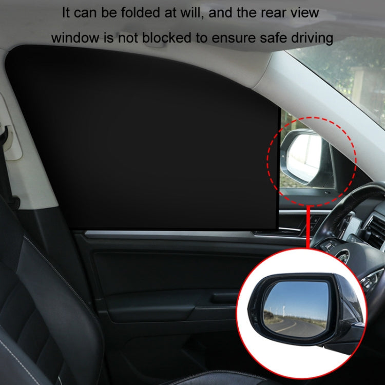 Heat-insulating Opaque Vinyl Coated Magnetic Car Curtains