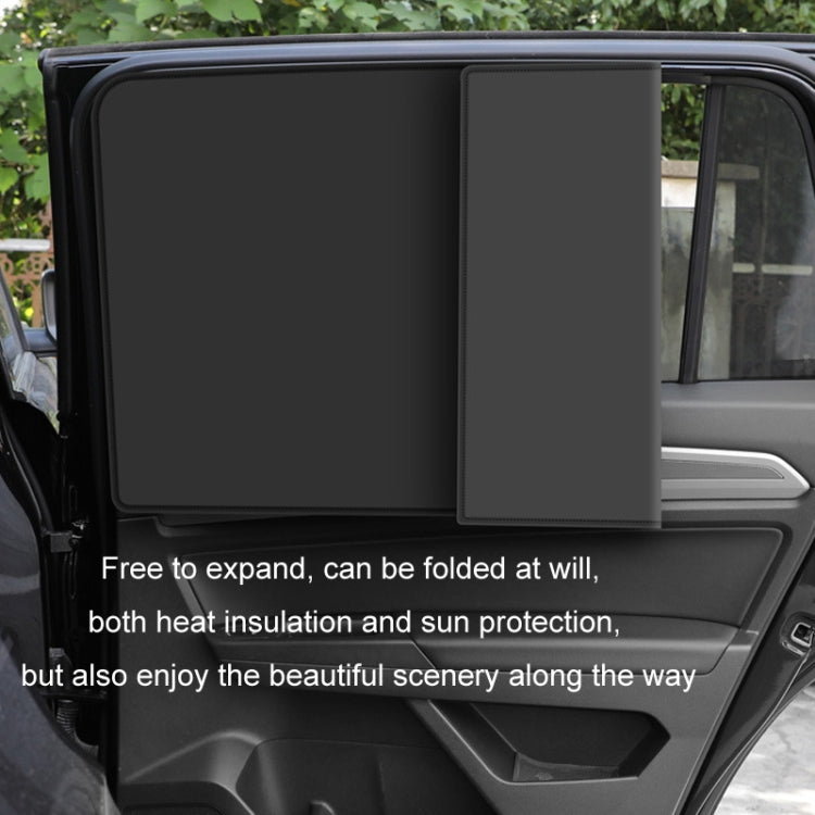 Heat-insulating Opaque Vinyl Coated Magnetic Car Curtains