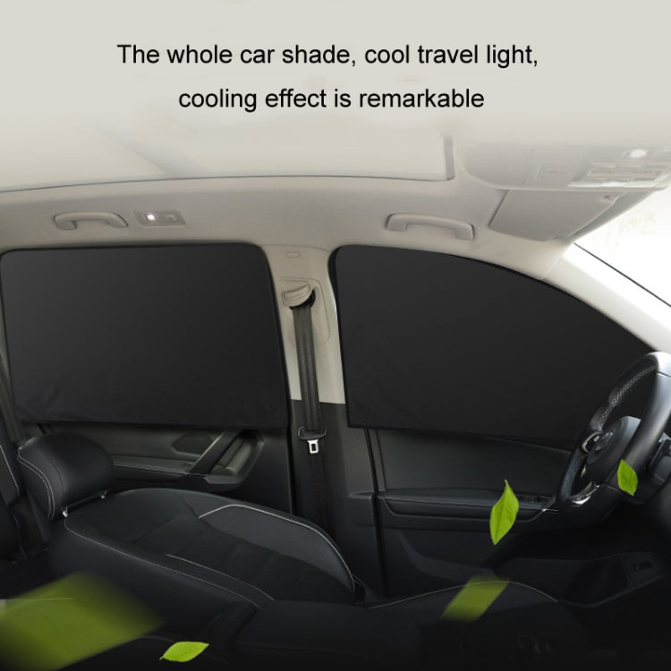 Heat-insulating Opaque Vinyl Coated Magnetic Car Curtains