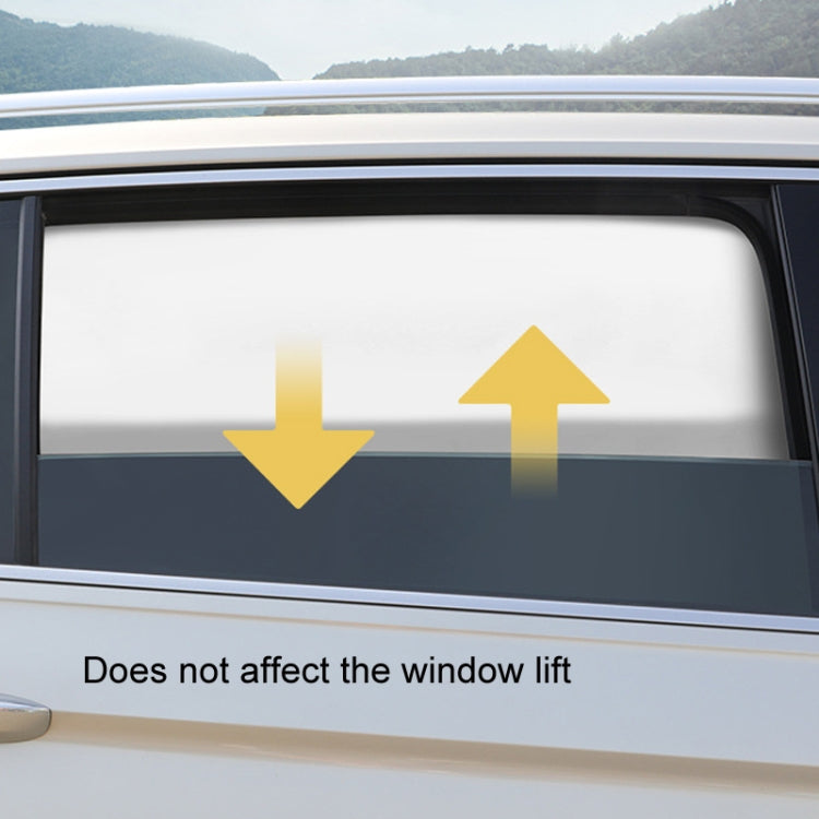Heat-insulating Opaque Vinyl Coated Magnetic Car Curtains