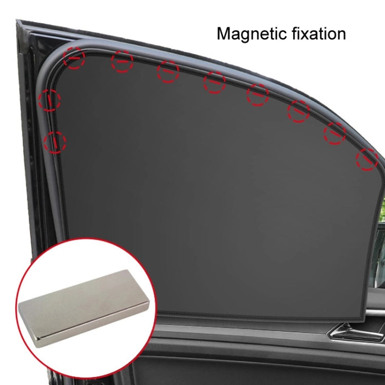 Heat-insulating Opaque Vinyl Coated Magnetic Car Curtains