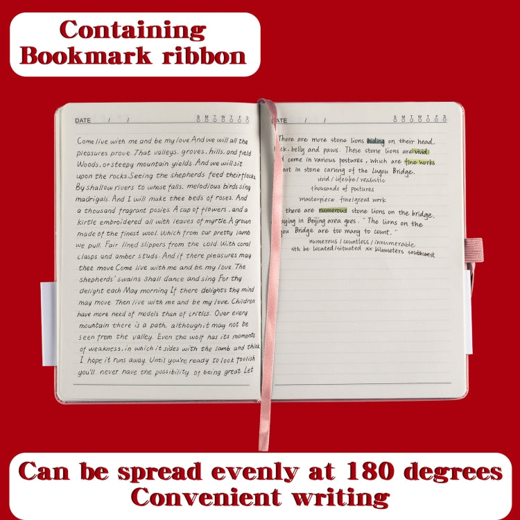 A5 PU Leather Notebook Business Notepad 96 Sheets Inner Pages — view 17
