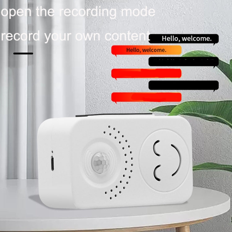 Small Horn Voice Announcement Sensor Entrance Voice Broadcaster Can Used As Doorbell