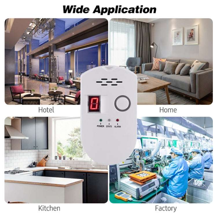 Combustible Gas Pipeline Digital Display Alarm