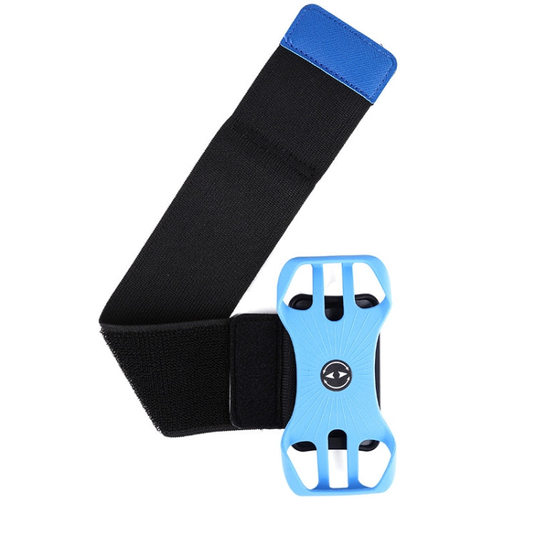 Four Claws Wide Removable Swivel Arm Wrist Strap Cell Phone Bag Sports Arm Bag For 4.5-7 inch Phone — Gray