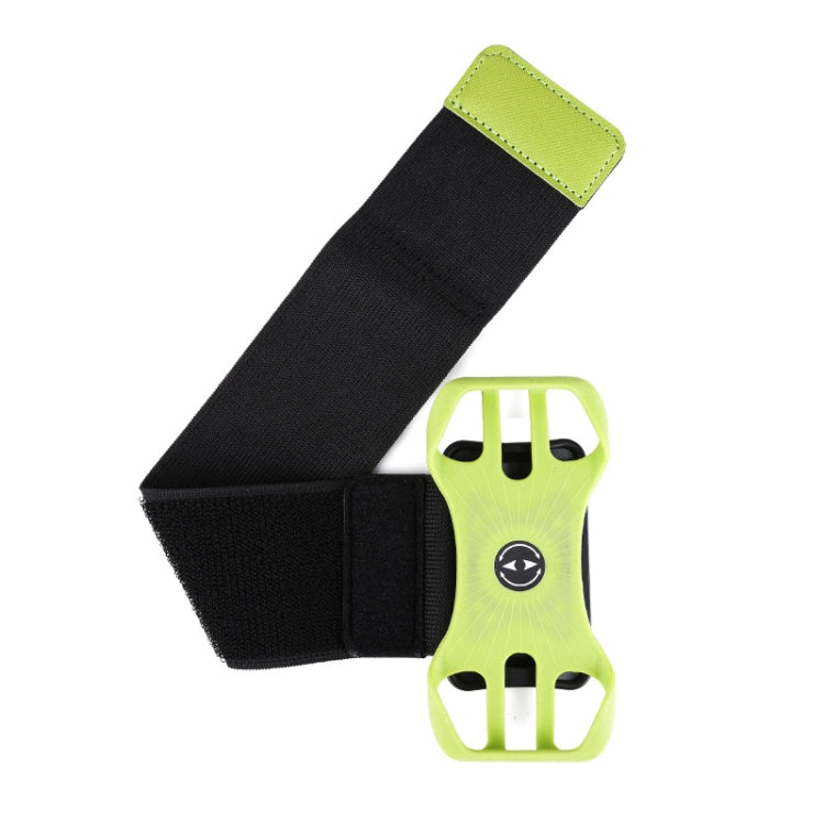 Four Claws Wide Removable Swivel Arm Wrist Strap Cell Phone Bag Sports Arm Bag For 4.5-7 inch Phone — Blue