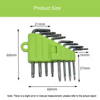 HUIJIAQI Hexagon Torx Screwdriver Spanner Multifunction Combination Tool — 8pcs/set