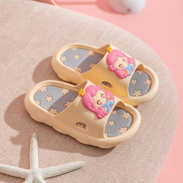 Children Slippers Cartoon Non-Slip Soft-Soled Sandals — Blue