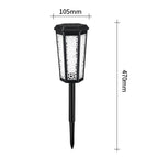 Hexagonal Hollow Solar Ground Lawn Lamp LED Outdoor Waterproof Decorative Garden Light — view 3