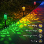 Hexagonal Hollow Solar Ground Lawn Lamp LED Outdoor Waterproof Decorative Garden Light — view 4