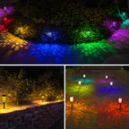 Hexagonal Hollow Solar Ground Lawn Lamp LED Outdoor Waterproof Decorative Garden Light — view 9