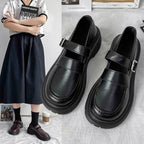 Women Leather Shoes Round Toe Mary Janes Shoes Girls Student School Shoes — view 13
