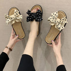 Summer Bowknot Outerwear Slippers Beach Flat Sandals — view 10