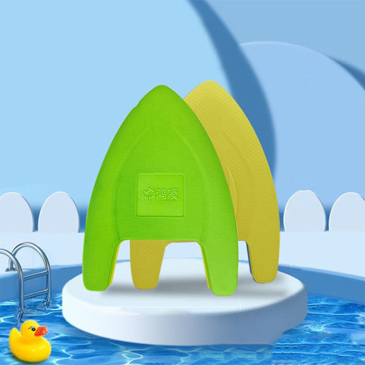 EVA Swimming Floating Board Children Swimming Practice Aids — Green Yellow