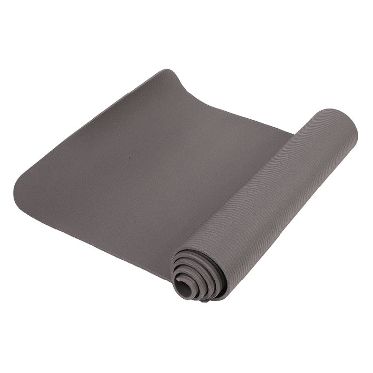 187 x 62.5 x 0.8cm NBR Yoga Mat Widened and Thickened Non-slip Dance Fitness Mat — Black
