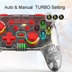 For PS3 / PS4 Dual Vibration Wireless Gamepad With RGB Lights — Green
