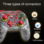 For PS3 / PS4 Dual Vibration Wireless Gamepad With RGB Lights — view 12