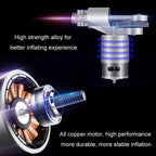 12V Metal Cylinder Smart Digital Display Portable Mini Tire Pump