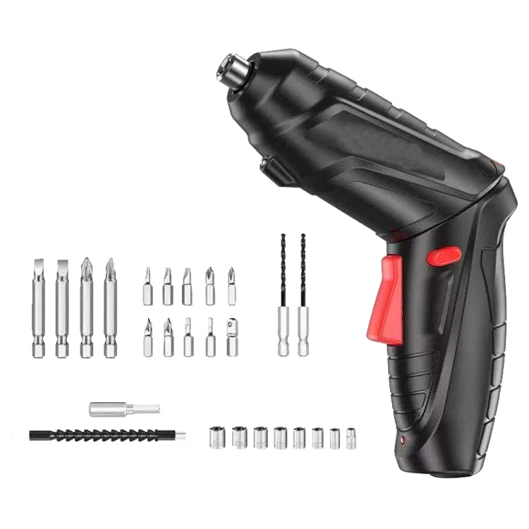 Home Use Mini Rechargeable Multifunction Electric Screwdriver Electric Drill Tool Set — 15pcs/set