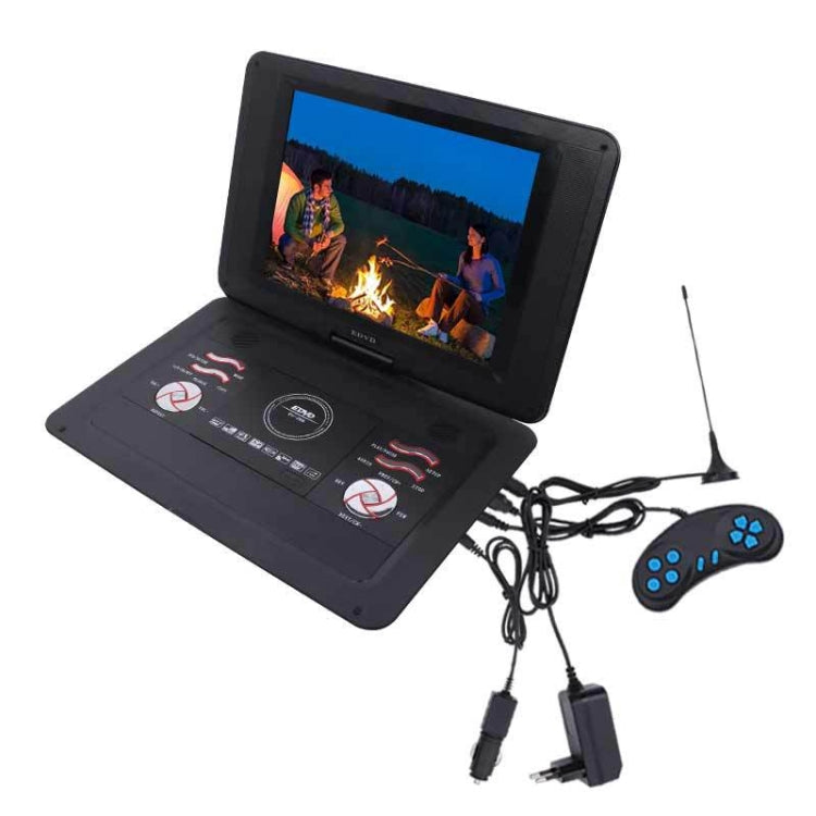 14.1-Inch Screen Portable DVD Player Support USB/SD/AV Input With Gamepad