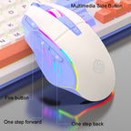 K-Snake Wired E-Sports Keyboard Mouse Mechanical Feel 98 Key Desktop Computer Notebook Keyboard