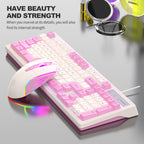 K-Snake Wired E-Sports Keyboard Mouse Mechanical Feel 98 Key Desktop Computer Notebook Keyboard