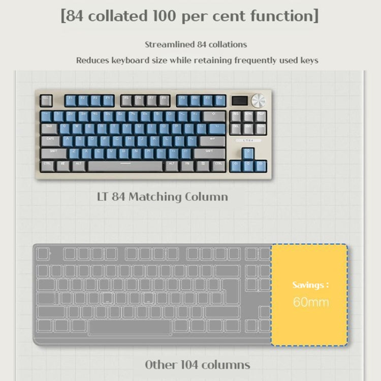 LANGTU LT84 Mechanical Luminous Keyboard