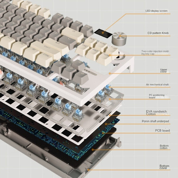 LANGTU LT84 Mechanical Luminous Keyboard