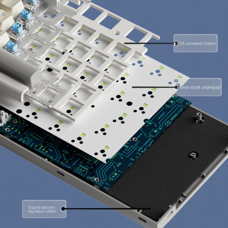 LANGTU LT84 Mechanical Luminous Keyboard