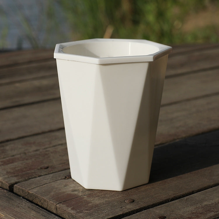 Diamond-shaped Automatic Water-absorbing Lazy Flower Pot Green Plant Plastic Pot