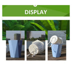 Diamond-shaped Automatic Water-absorbing Lazy Flower Pot Green Plant Plastic Pot — view 6