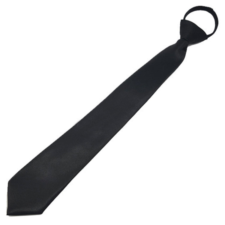 Mens And Ladies Small Zipper Tie Arrow Shaped Short Narrow Tie