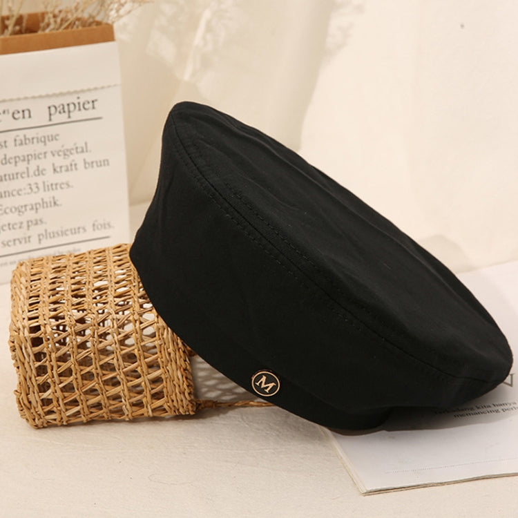 M Label Ladies Beret Octagonal Hat