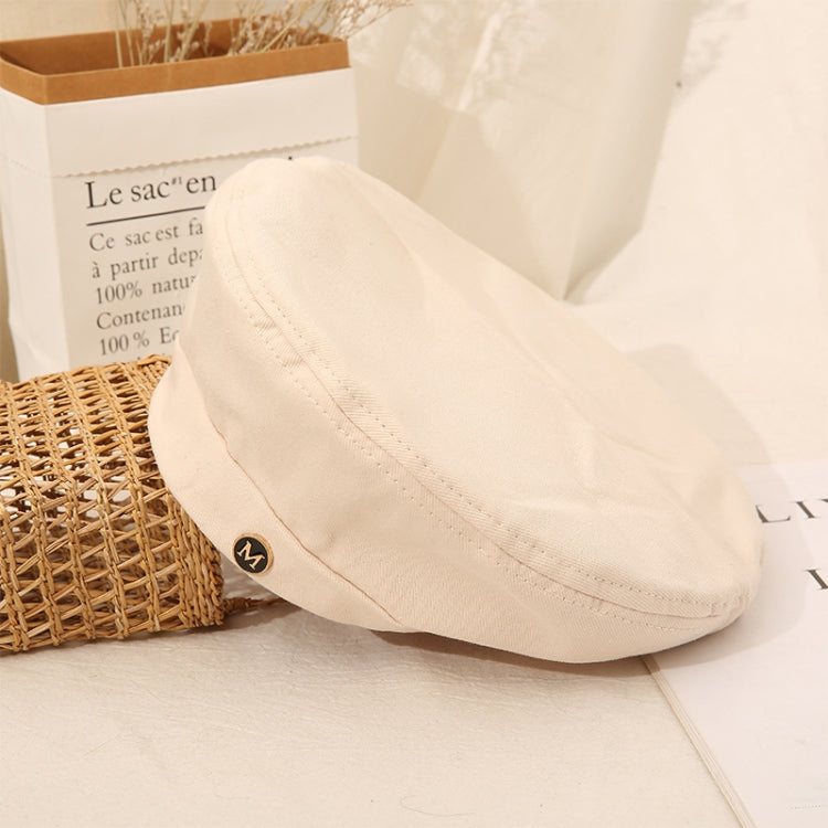 M Label Ladies Beret Octagonal Hat — M (56-58cm)