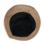 Women Suede Fisherman Hat Show Face Small Basin Cap Bucket Hat — view 4