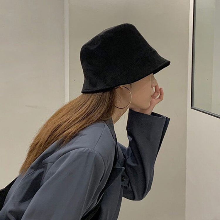 Women Suede Fisherman Hat Show Face Small Basin Cap Bucket Hat — view 5