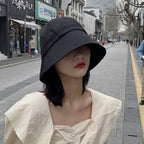 Summer Thin Fisherman Hat Women Sun Cap Hundred Face Shade Sun Basin Hat — M