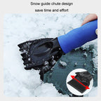 Vehicle Mounted Snow Shovel De-Icer Cleaning Tool
