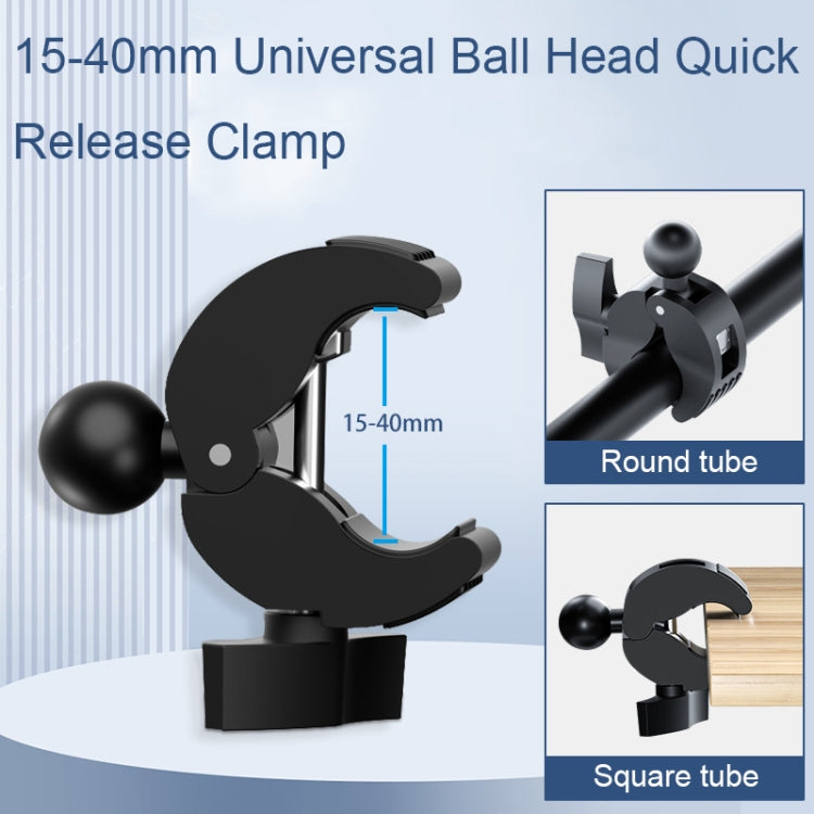 Camera Phone Holder Ball Head Base Live Riding Shooting Handlebar Rotating Clamp