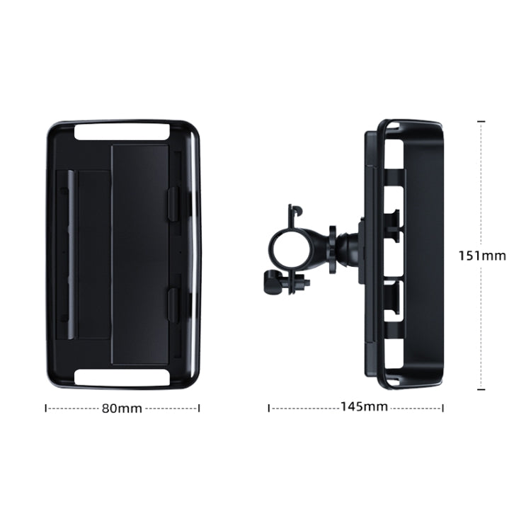 Rotatable Bicycle and Motorcycle Anti-shake Fixed Mobile Phone Holder with Sun Visor