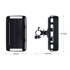 Rotatable Bicycle and Motorcycle Anti-shake Fixed Mobile Phone Holder with Sun Visor