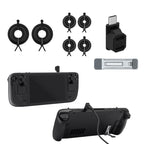 JYS JYS-SD015 8pcs/set Raptor Protective Kit With Bracket For Switch / Switch OLED / Switch Lite / Steam Deck