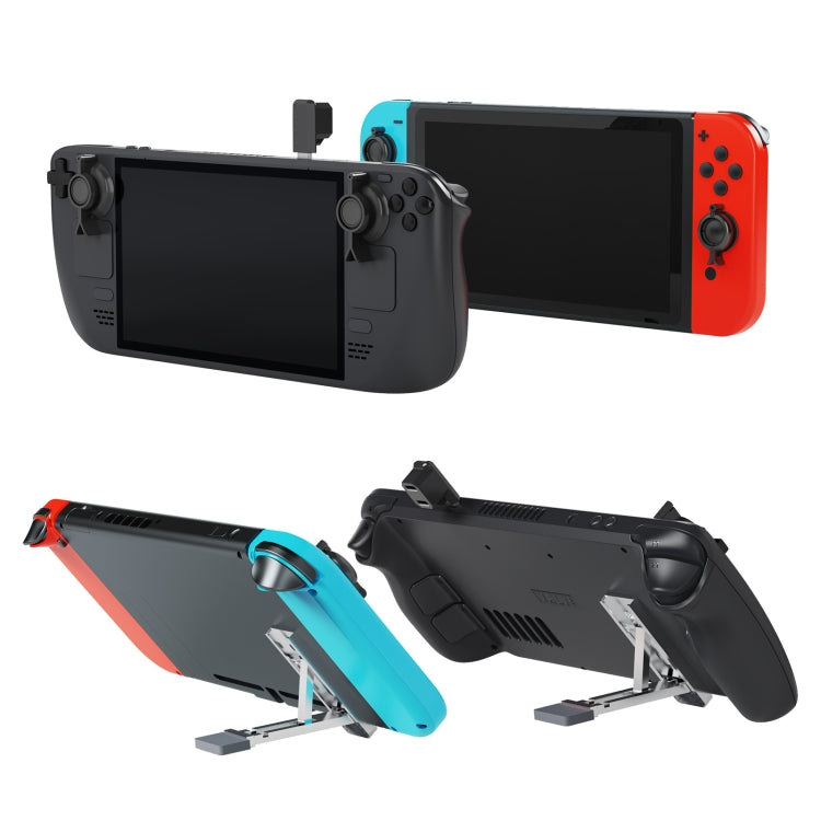JYS JYS-SD015 8pcs/set Raptor Protective Kit With Bracket For Switch / Switch OLED / Switch Lite / Steam Deck