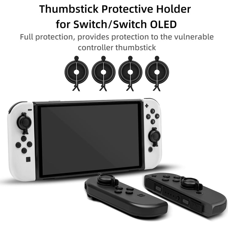 JYS JYS-SD015 8pcs/set Raptor Protective Kit With Bracket For Switch / Switch OLED / Switch Lite / Steam Deck