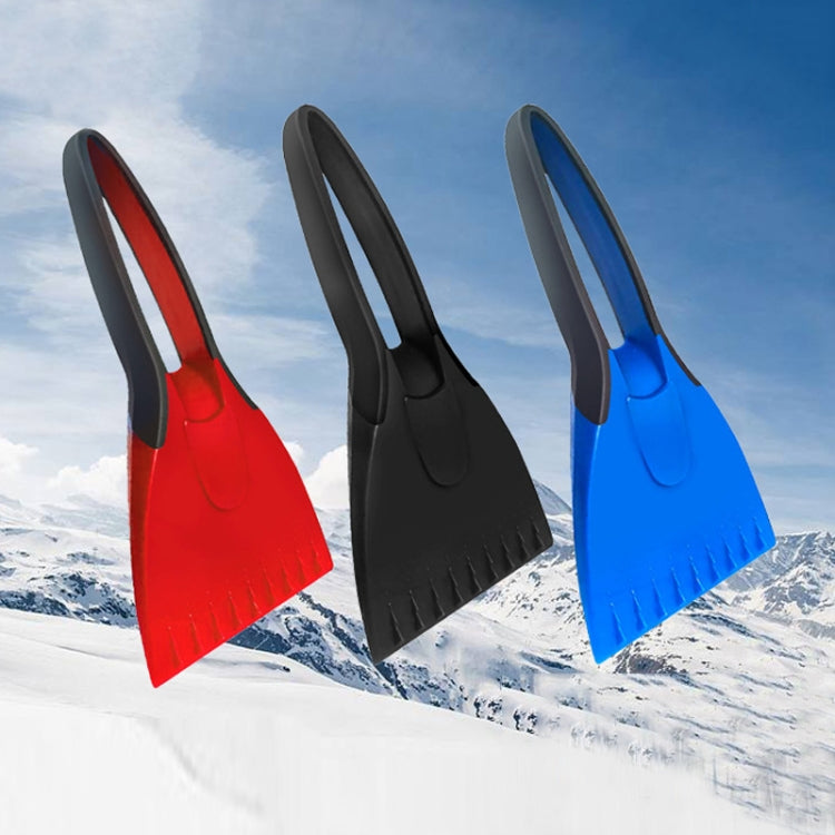 Mini Car Snow Shovel Multifunctional Silicone Anti-Slip Handle De-Icing Tool