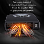 Car Heater Winter Defrost Defogging Speed Heating Fan