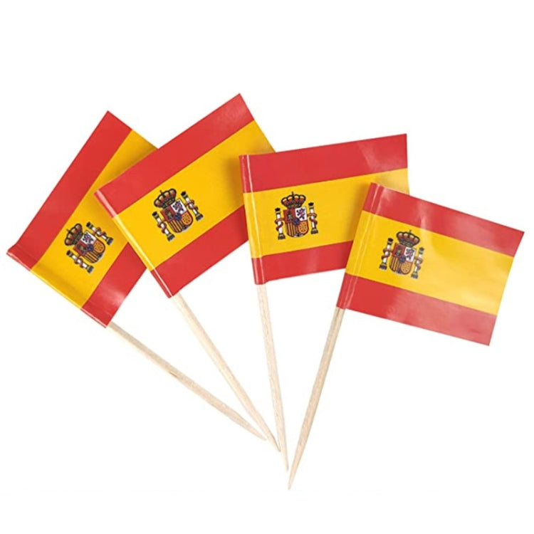 100pcs/pack 65mm National Flag Toothpick Cupcake Toppers Cocktail Sticks — British